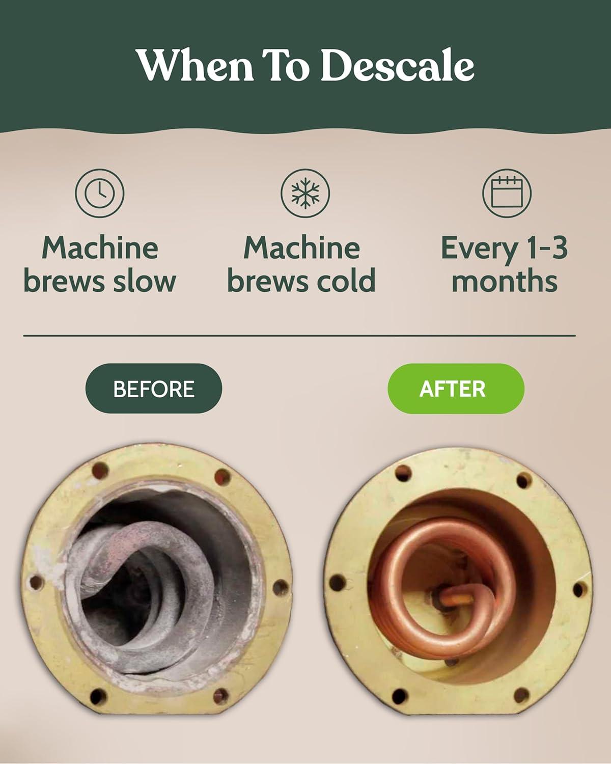 image:imageNespresso Vertuo Compatible Descaling Solution EcoFriendly Formula to Clean amp Descale Your Nespresso Vertuoline Machine 2 Uses per Bottle 2 Pack Carbon Neutral Vertuo Descaling KitDescaling Solution