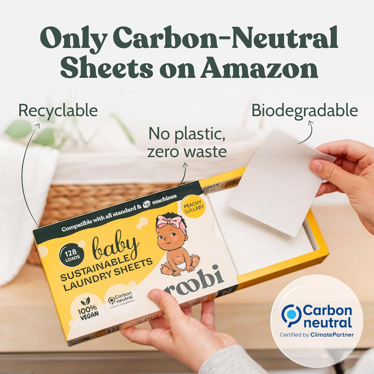 image:imageRoobi Baby Laundry Scent Booster Peachy Lullaby Fragrance Beads Specially Formulated for Babys Sensitive Skin Up to 20 Washing Cycles Carbon Neutral 100 VeganPeachy Lullaby Sheets