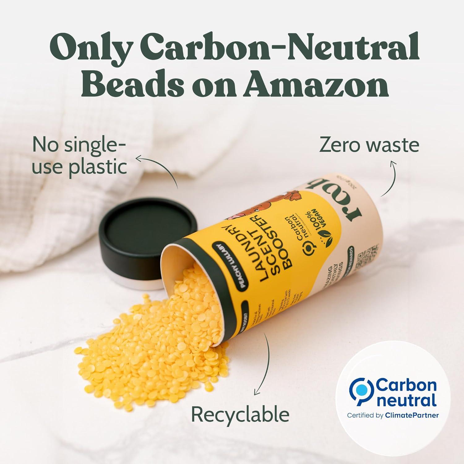 image:imageRoobi Baby Laundry Scent Booster Peachy Lullaby Fragrance Beads Specially Formulated for Babys Sensitive Skin Up to 20 Washing Cycles Carbon Neutral 100 VeganPeachy Lullaby Beads