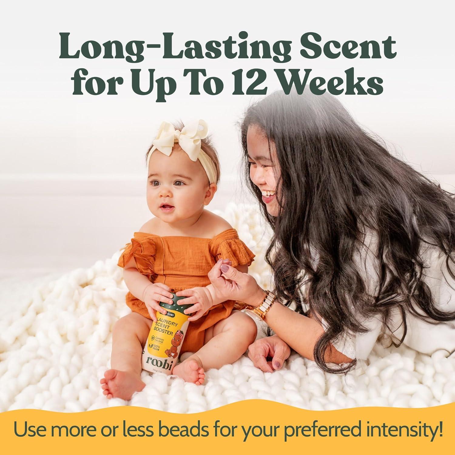 image:imageRoobi Baby Laundry Scent Booster Peachy Lullaby Fragrance Beads Specially Formulated for Babys Sensitive Skin Up to 20 Washing Cycles Carbon Neutral 100 VeganPeachy Lullaby Beads