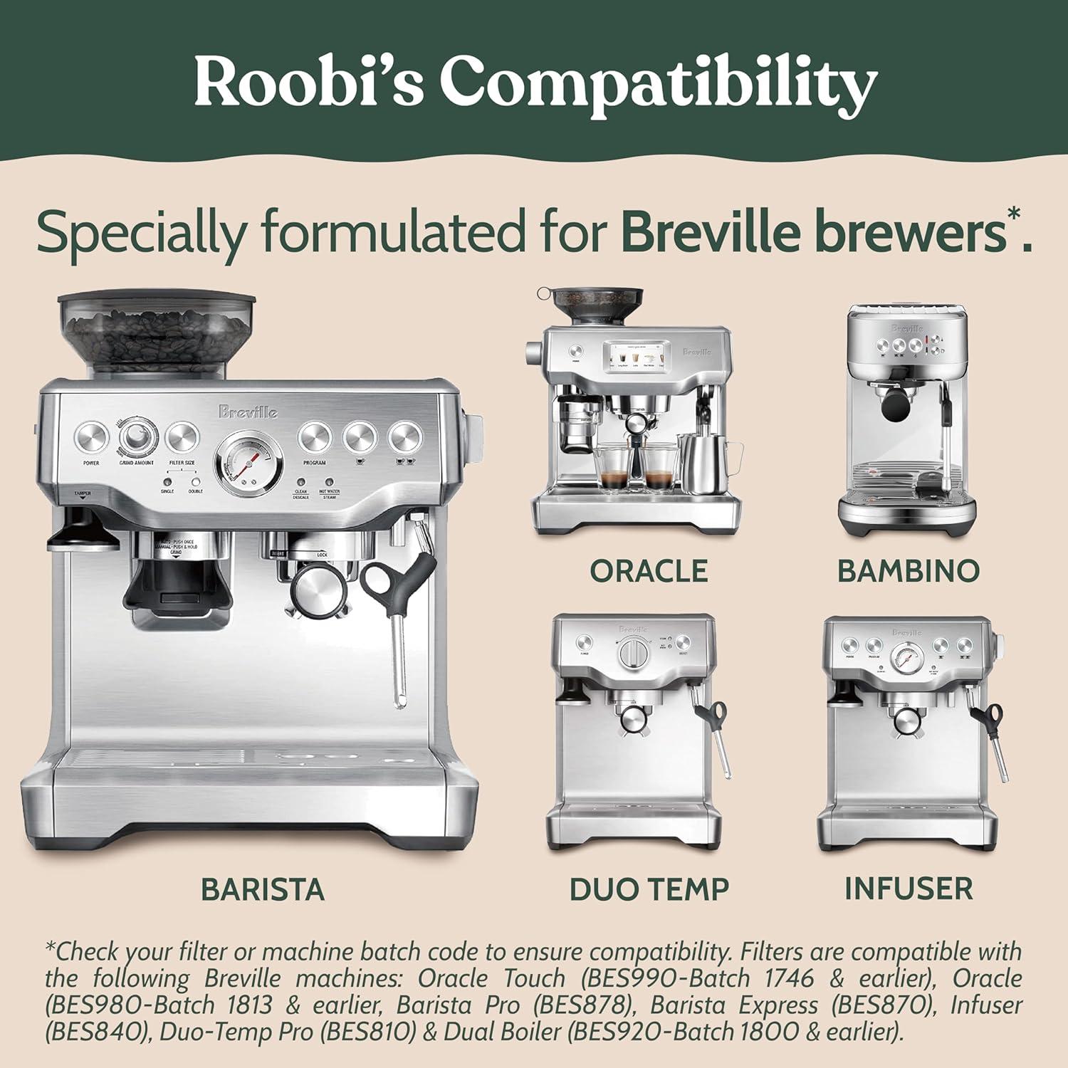 image:imageRoobi Breville Compatible Espresso Machine Cleaning amp Maintenance Kit Includes 52 Breville Cleaning Tablets and 6 Water Filters Carbon Neutral 1 Year SupplyCleaning Kit