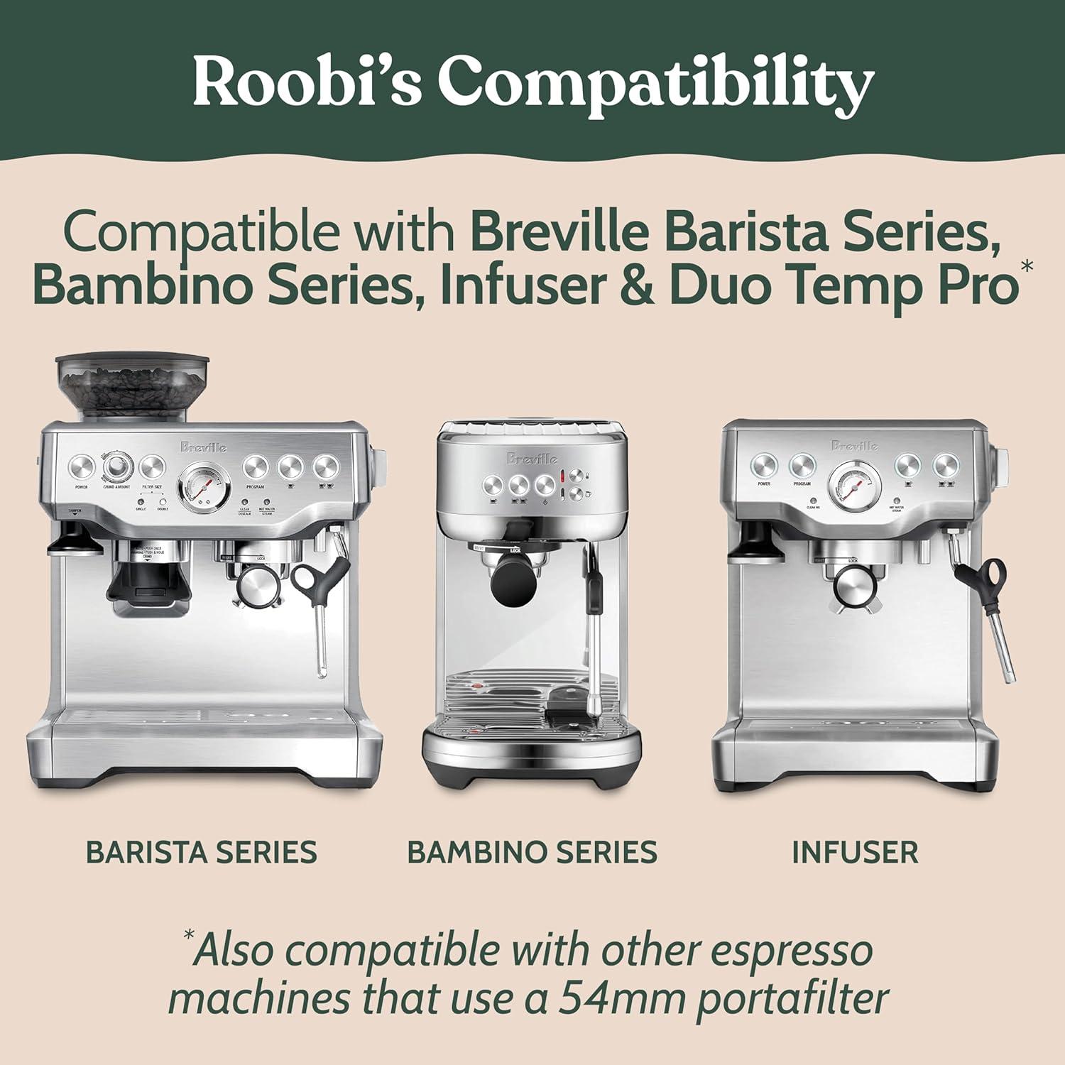 image:imageRoobi Breville Compatible Espresso Machine Cleaning amp Maintenance Kit Includes 52 Breville Cleaning Tablets and 6 Water Filters Carbon Neutral 1 Year SupplyCleaning Disc