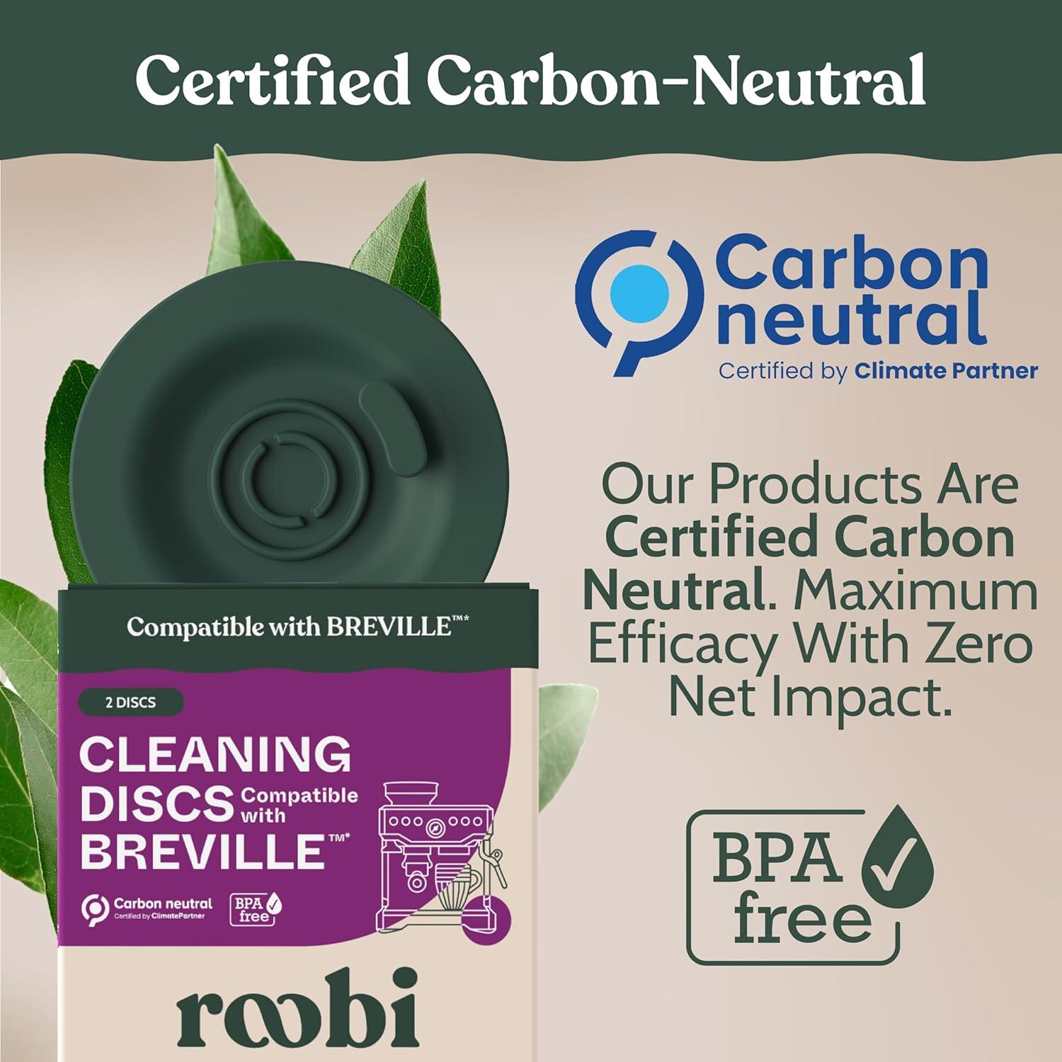 image:imageRoobi Breville Compatible Espresso Machine Cleaning amp Maintenance Kit Includes 52 Breville Cleaning Tablets and 6 Water Filters Carbon Neutral 1 Year SupplyCleaning Disc