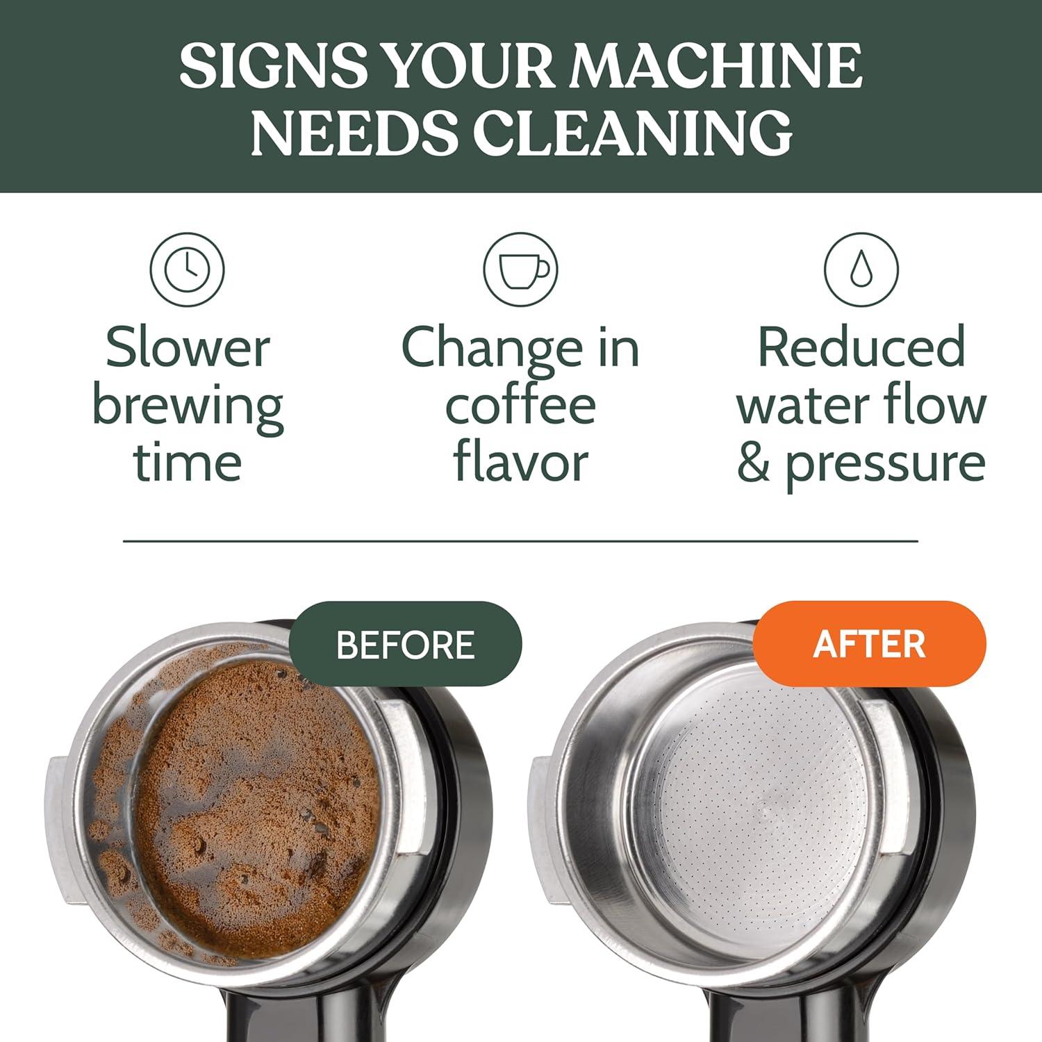 image:imageRoobi Espresso Machine Cleaning Tablets Coffee Machine Cleaner Tabs 100 Count Carbon Neutral Espresso Clean PackCleaning Powder