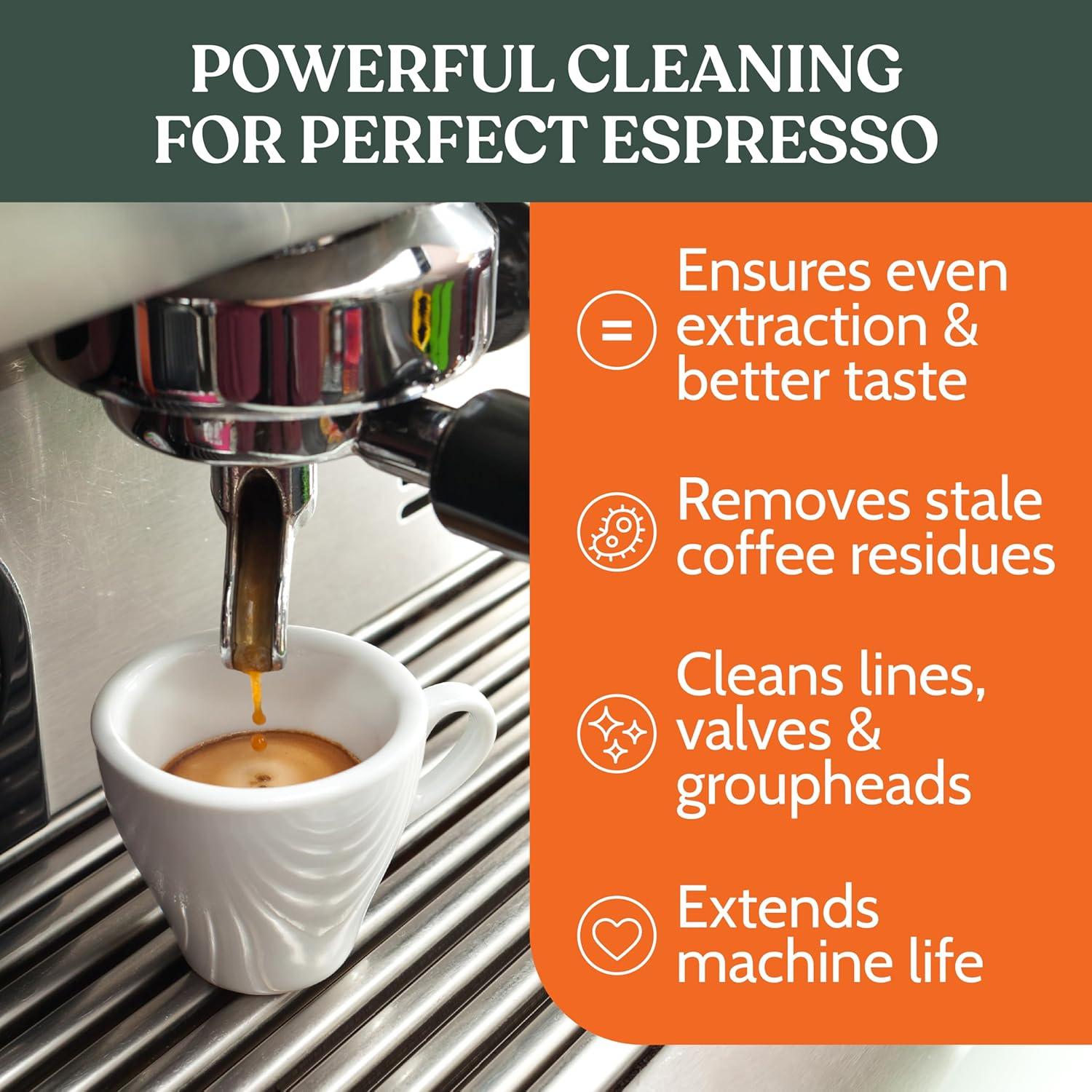 image:imageRoobi Espresso Machine Cleaning Tablets Coffee Machine Cleaner Tabs 100 Count Carbon Neutral Espresso Clean PackCleaning Powder