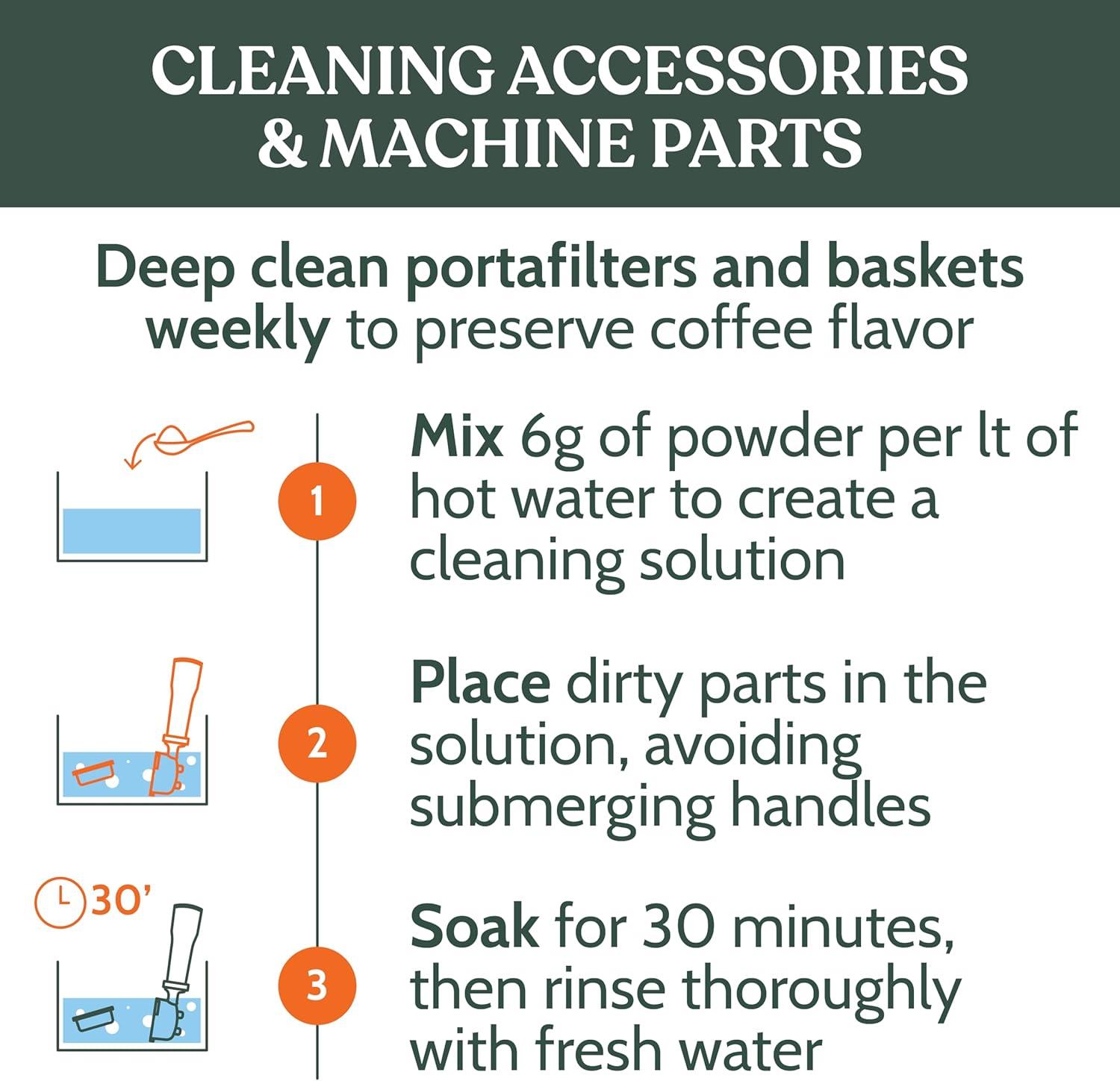 image:imageRoobi Espresso Machine Cleaning Tablets Coffee Machine Cleaner Tabs 100 Count Carbon Neutral Espresso Clean PackCleaning Powder