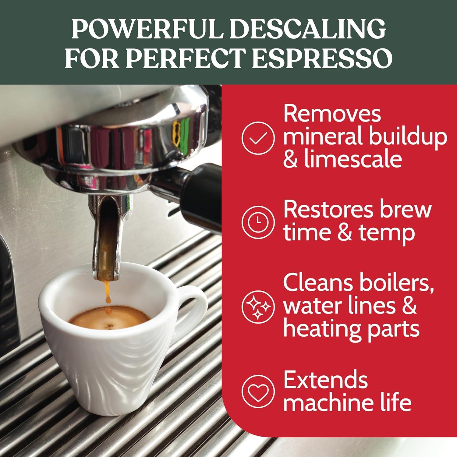 image:imageRoobi Espresso Machine Cleaning Tablets Coffee Machine Cleaner Tabs 100 Count Carbon Neutral Espresso Clean PackDescaling Powder