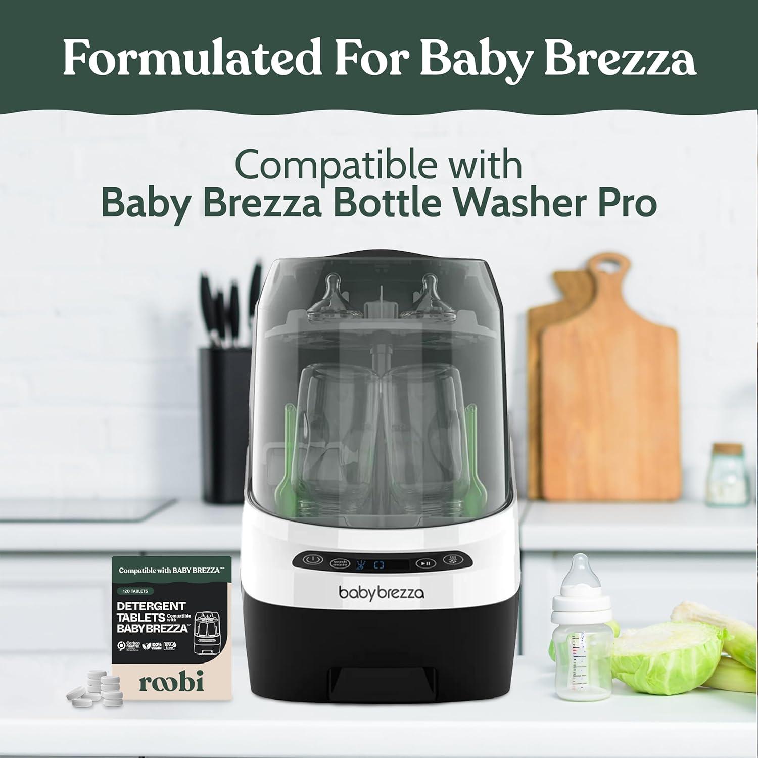image:imageRoobi Hepa Filters Compatible with Baby Brezza Specially Formulated for Washer Pro 4 Carbon Neutral Replacement Pack120 Detergent Tablets
