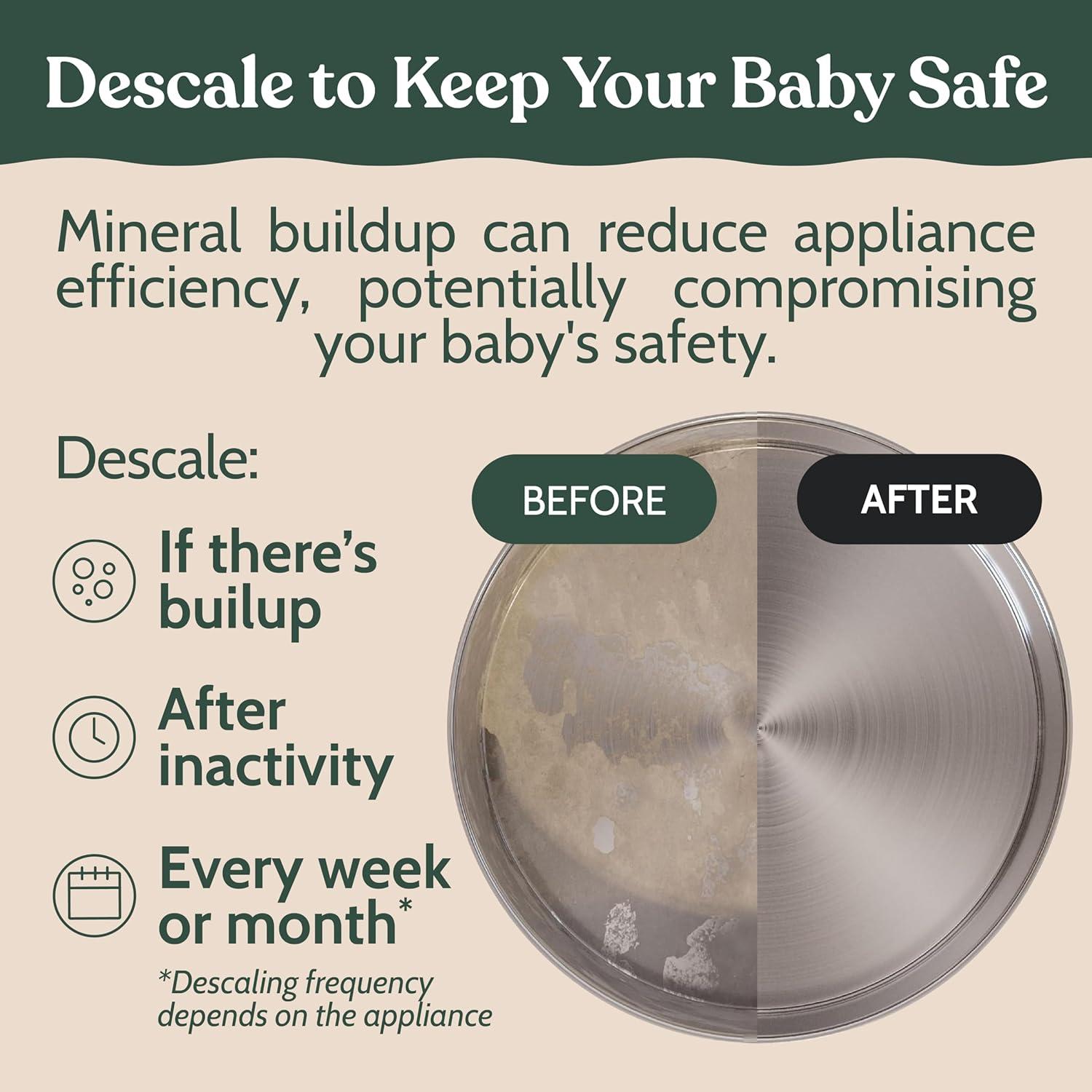 image:imageRoobi Hepa Filters Compatible with Baby Brezza Specially Formulated for Washer Pro 4 Carbon Neutral Replacement PackDescaling Solution