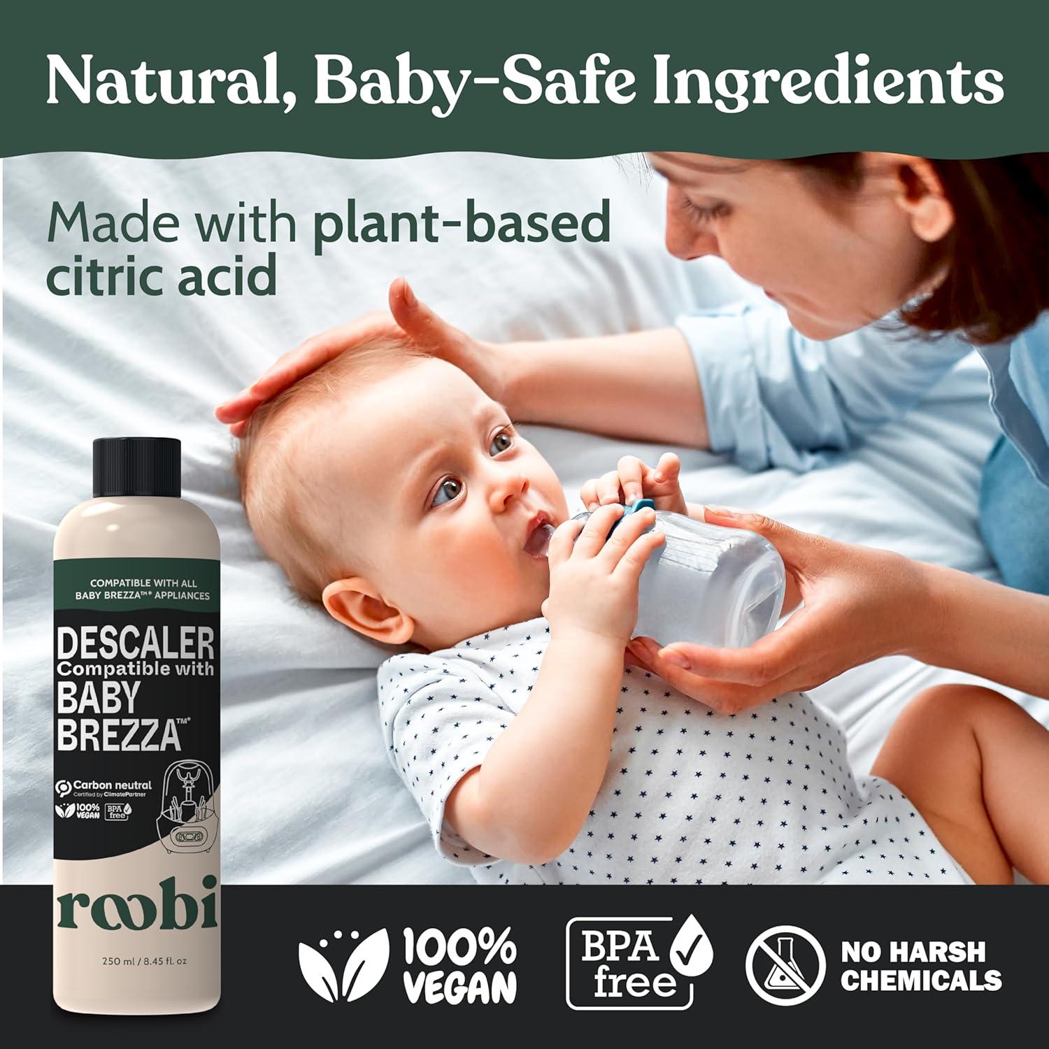 image:imageRoobi Hepa Filters Compatible with Baby Brezza Specially Formulated for Washer Pro 4 Carbon Neutral Replacement PackDescaling Solution