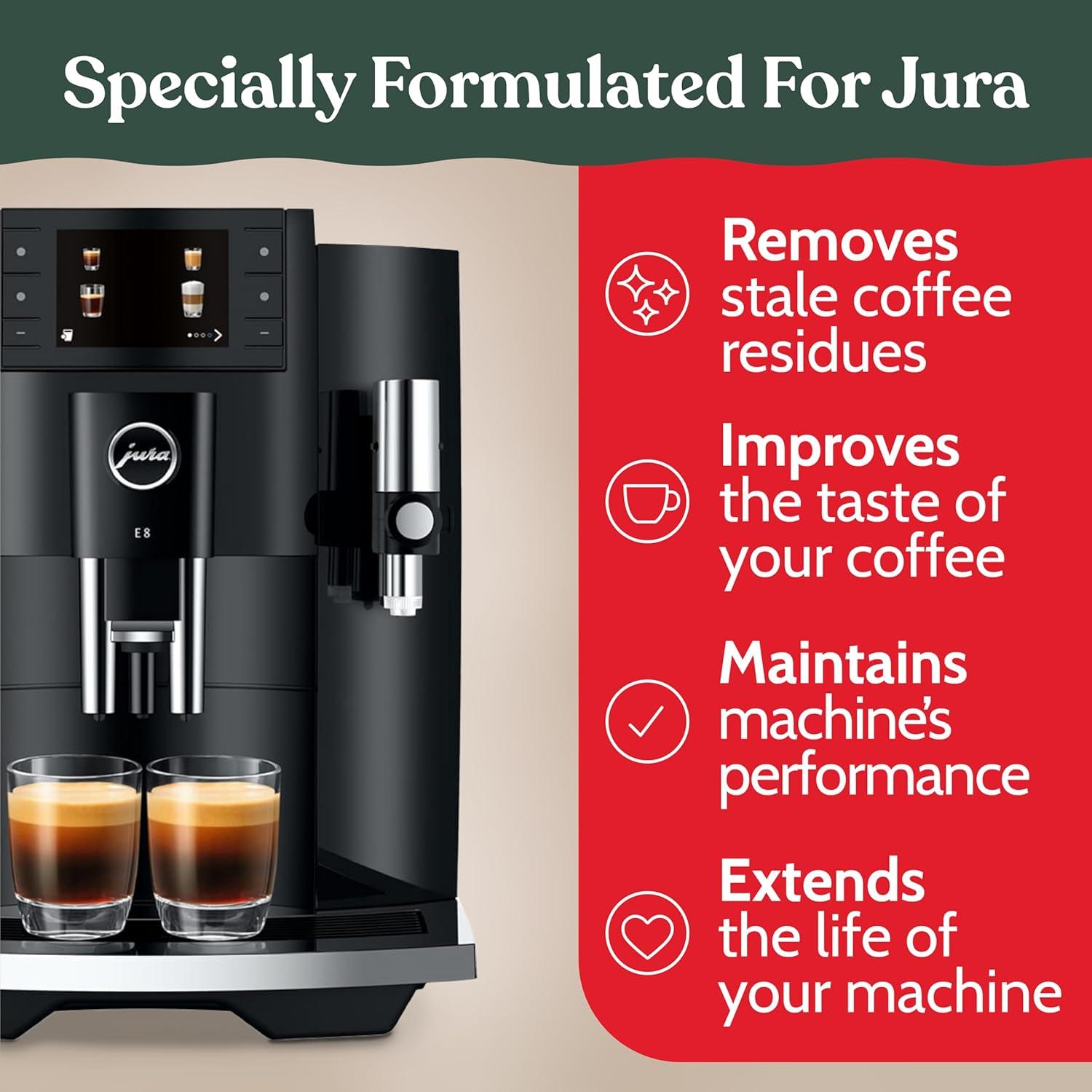 image:imageRoobi Jura Compatible Descaling Tablets 12 Jura Descaling Tablets for Automatic Espresso Coffee Machines 100 Vegan Carbon NeutralCleaning Tablets