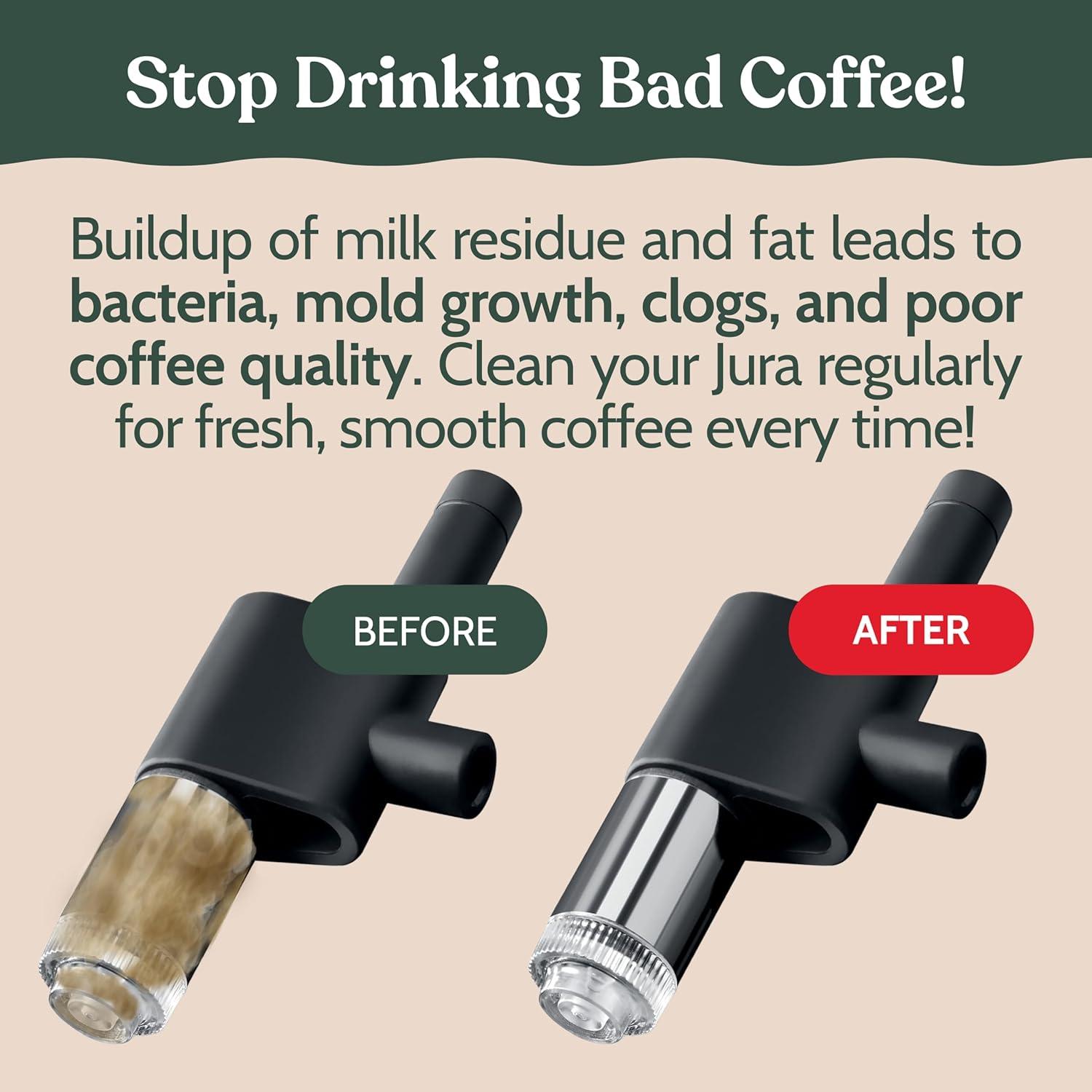 image:imageRoobi Jura Compatible Descaling Tablets 12 Jura Descaling Tablets for Automatic Espresso Coffee Machines 100 Vegan Carbon NeutralMilk Cleaning Powder