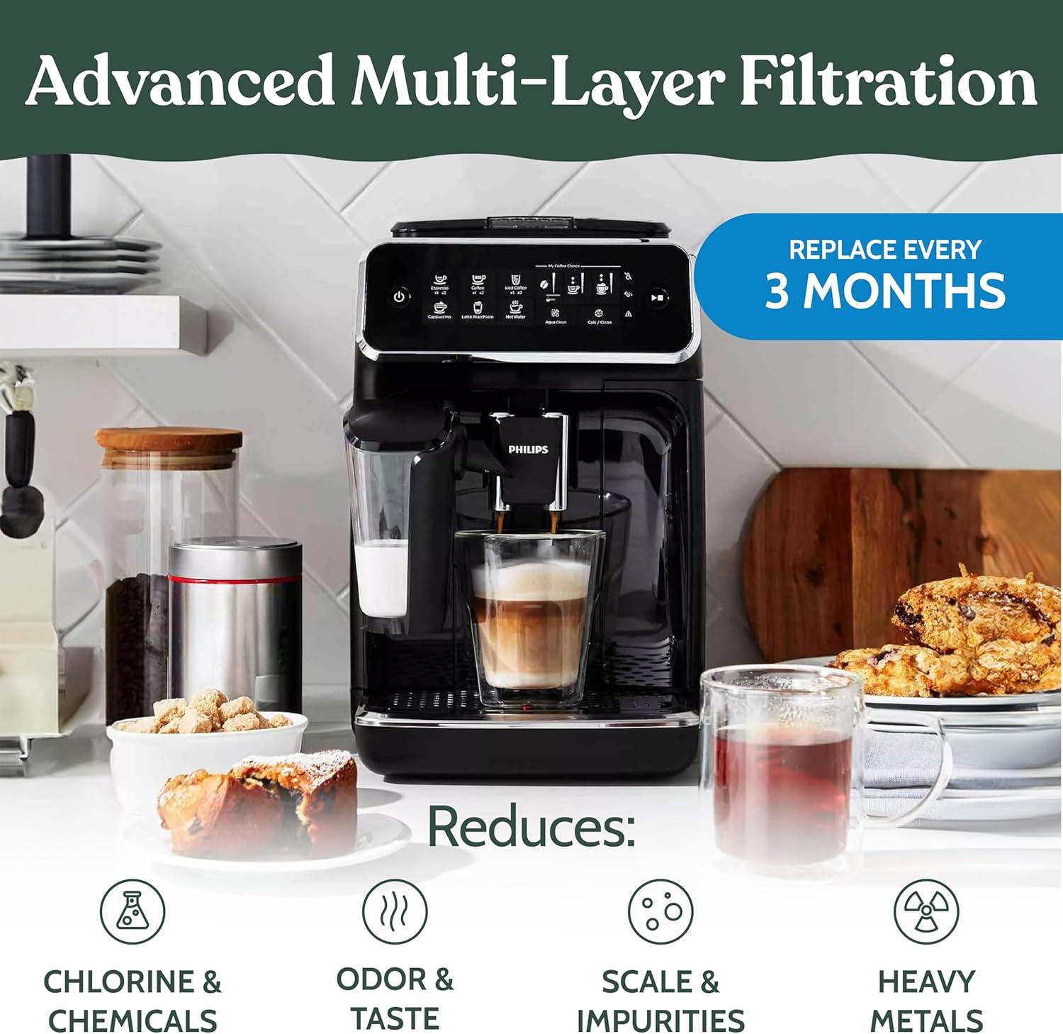 image:imageRoobi Philips Compatible Descaling Solution amp Cleaner Specially Formulated for Philips Espresso Machines Carbon Neutral Descaler Kit 2 Uses per Bottle 2 PackWater Filters