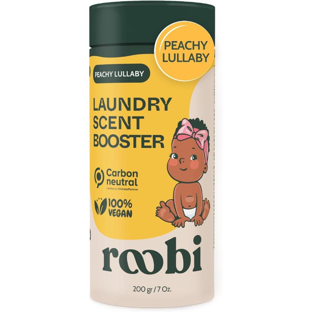 image:imageRoobi Baby Laundry Scent Booster Peachy Lullaby Fragrance Beads Specially Formulated for Babys Sensitive Skin Up to 20 Washing Cycles Carbon Neutral 100 VeganPeachy Lullaby Beads