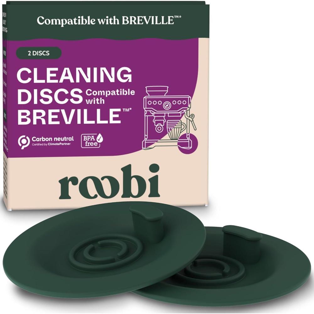 image:imageRoobi Breville Compatible Espresso Machine Cleaning amp Maintenance Kit Includes 52 Breville Cleaning Tablets and 6 Water Filters Carbon Neutral 1 Year SupplyCleaning Disc