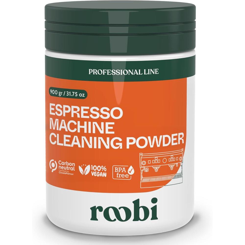 image:imageRoobi Espresso Machine Cleaning Tablets Coffee Machine Cleaner Tabs 100 Count Carbon Neutral Espresso Clean PackCleaning Powder