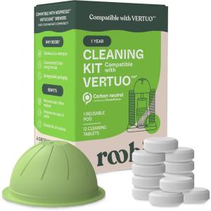 image:imageNespresso Vertuo Compatible Descaling Solution EcoFriendly Formula to Clean amp Descale Your Nespresso Vertuoline Machine 2 Uses per Bottle 2 Pack Carbon Neutral Vertuo Descaling KitCleaning Tablets