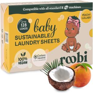 image:imageRoobi Baby Laundry Scent Booster Peachy Lullaby Fragrance Beads Specially Formulated for Babys Sensitive Skin Up to 20 Washing Cycles Carbon Neutral 100 VeganPeachy Lullaby Sheets