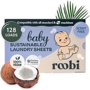 image:imageRoobi Baby Laundry Scent Booster Peachy Lullaby Fragrance Beads Specially Formulated for Babys Sensitive Skin Up to 20 Washing Cycles Carbon Neutral 100 VeganUnscented Sheets
