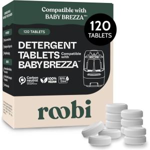 image:imageRoobi Hepa Filters Compatible with Baby Brezza Specially Formulated for Washer Pro 4 Carbon Neutral Replacement Pack120 Detergent Tablets