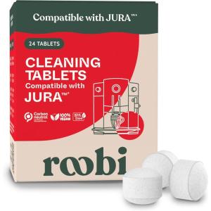 image:imageRoobi Jura Compatible Descaling Tablets 12 Jura Descaling Tablets for Automatic Espresso Coffee Machines 100 Vegan Carbon NeutralCleaning Tablets