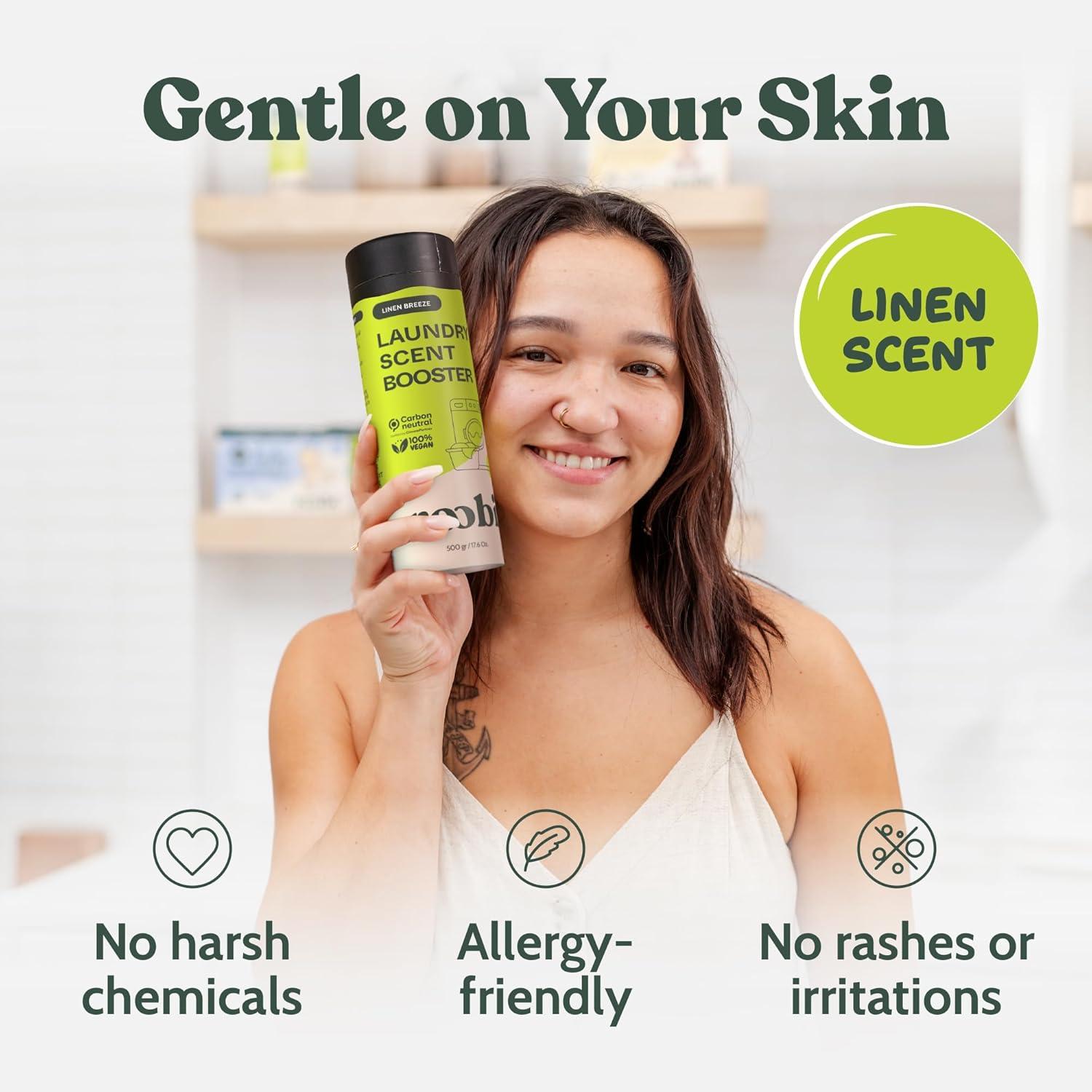 image:imageRoobi Sustainable Laundry Scent Booster Beads Linen Breeze Fragrance Laundry Beads 500 gr Bulk Booster Pack Carbon Neutral 100 Vegan500g Beads