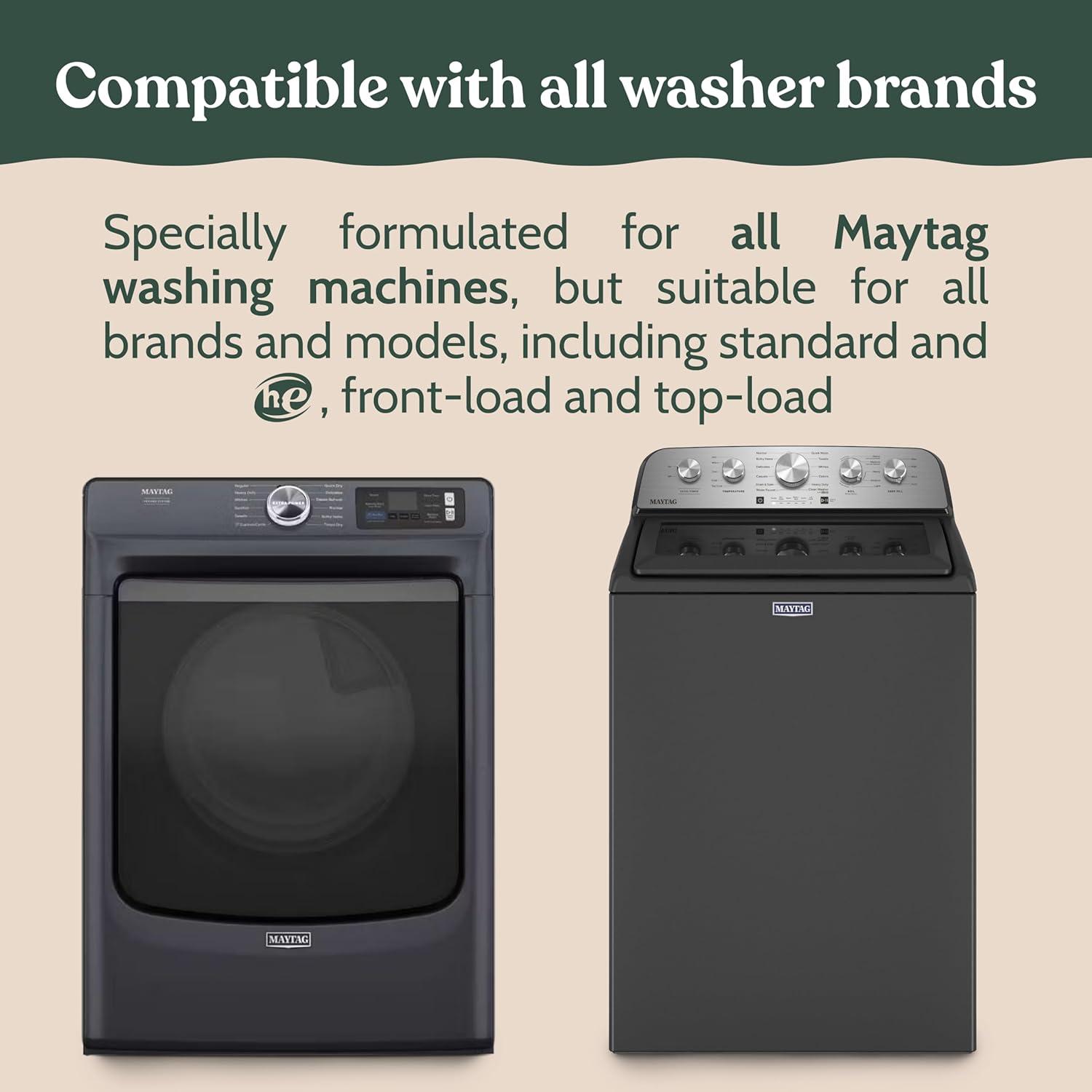 image:imageRoobi Washing Machine Cleaner Tablets Compatible with Maytag and All Washing Machine Brands and Models Septic Safe Deep Clean Formula CarbonNeutral 24Pack Cleaning TabletsMaytag Cleaner