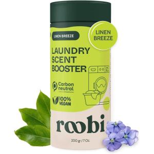 image:imageRoobi Sustainable Laundry Scent Booster Beads Linen Breeze Fragrance Laundry Beads 500 gr Bulk Booster Pack Carbon Neutral 100 Vegan200g Beads